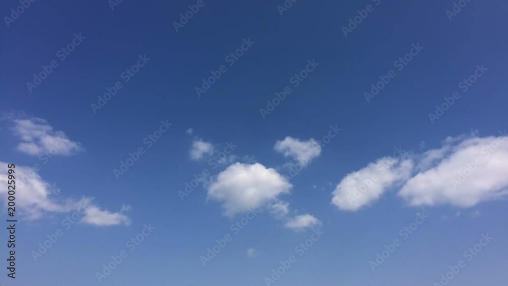北海道の青空と雲 タイムラプス 環境 北海道の青空と雲 タイムラプス 環境