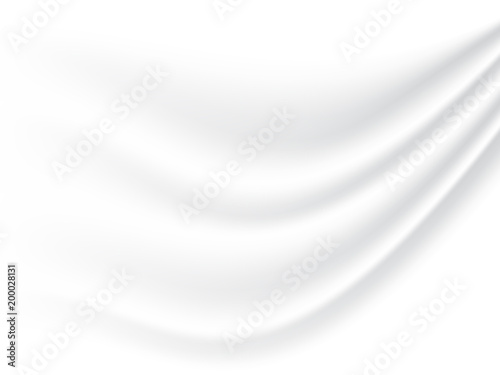 Abstract white cloth background. Vector eps 10