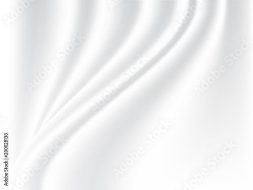 Abstract white cloth background. Vector eps 10