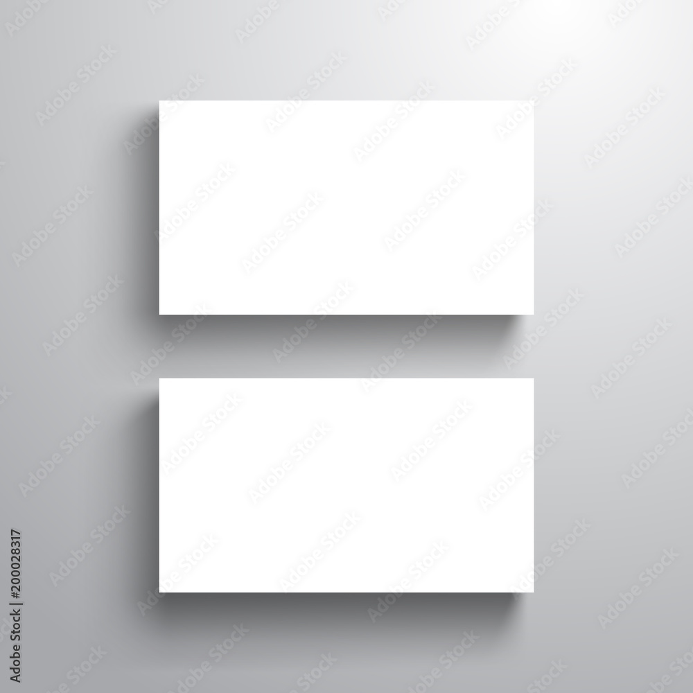 blank design business card template, 
 mock up for name card, vector illustration