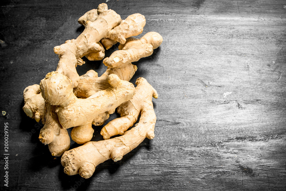Fresh ripe ginger. Fresh ripe ginger.