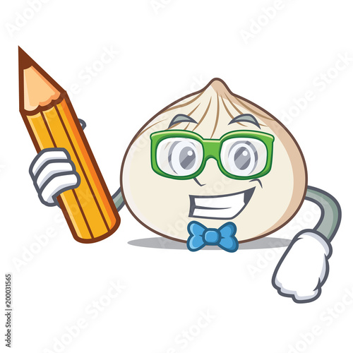 Student dimsum character cartoon style