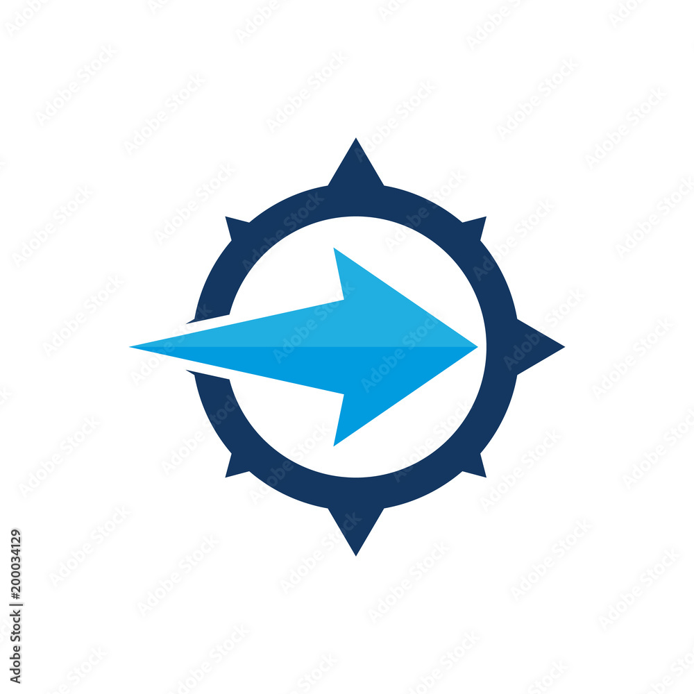 Arrow Compass Logo Icon Design Arrow Compass Logo Icon Design