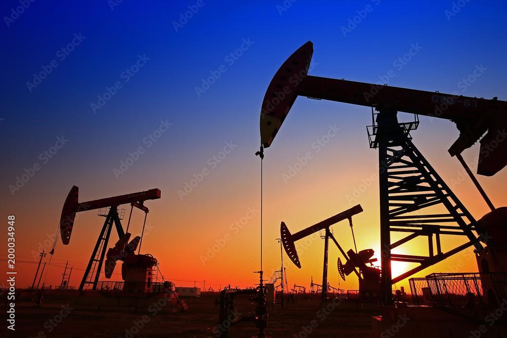 The oil pump, industrial equipment The oil pump, industrial equipment