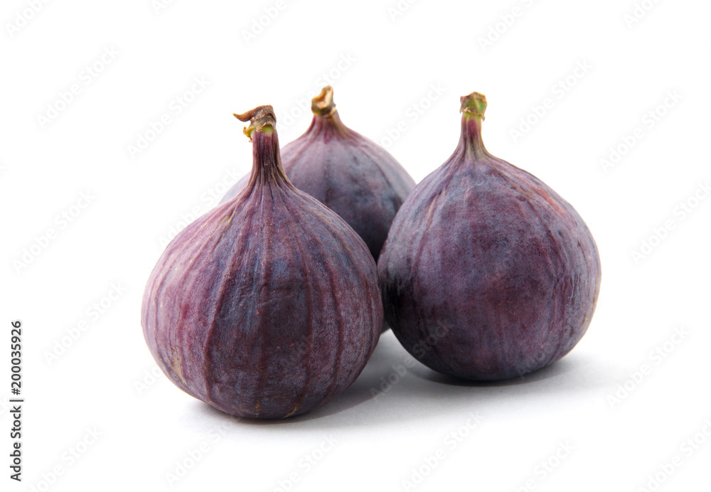 Fototapeta premium Figs isolated on white background.