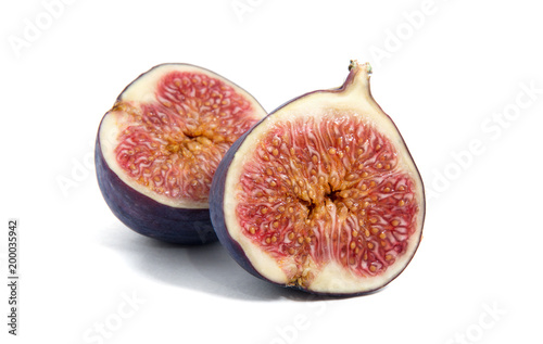 Fig isolated on white background.