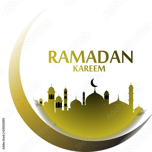 ramadan kareem label, ramadan has mean muslim event
