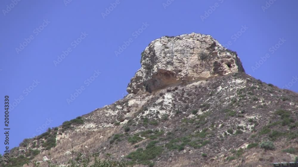 Summit with limestone on Crete, Greece. Summit with limestone on Crete, Greece.