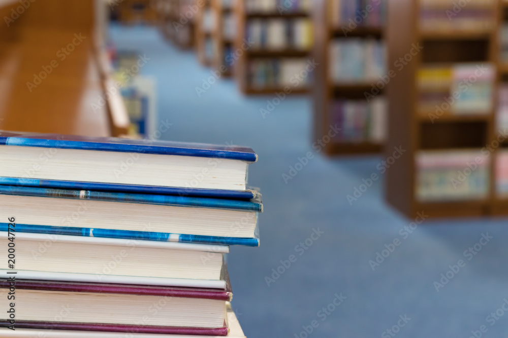 図書館での風景 図書館での風景