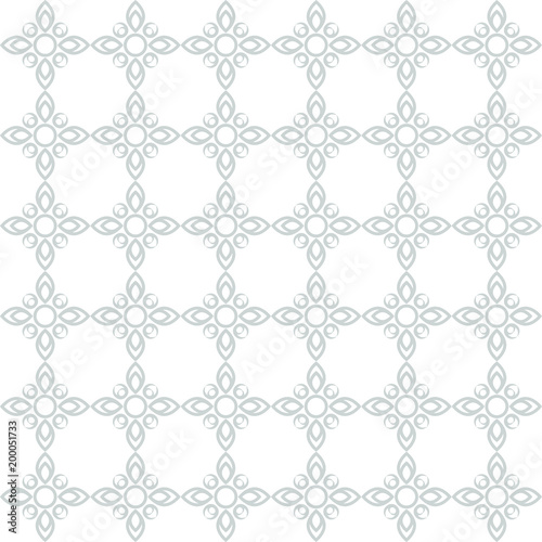 monochrome seamless pattern with white background