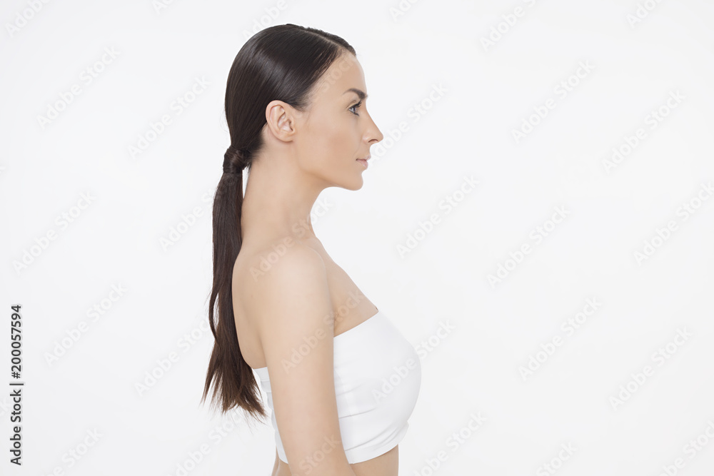 Portrait of beautiful woman. Beauty and Spa. Concept of skin care Portrait of beautiful woman. Beauty and Spa. Concept of skin care
