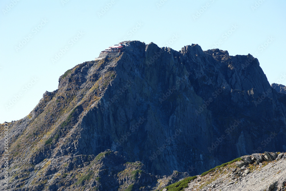 Takidani cliff panorama view from Mt. Minamidake / 南岳山頂から眺める大キレット～滝谷 ＠上高地