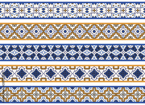 Seamless decorative borders