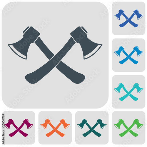 The ax icon. Axe symbol