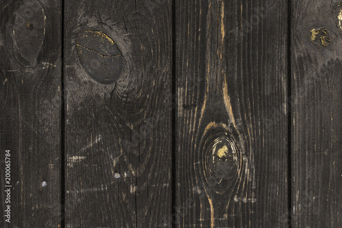 Wallpaper Mural Old black wood planks background  Torontodigital.ca