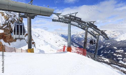 Alta Valtellina in Italy. Skiresort in Santa Caterina