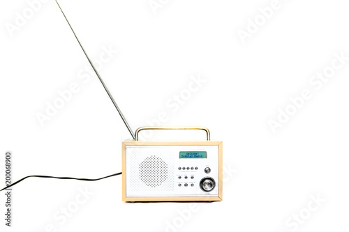 Porable DAB Digital radio front view