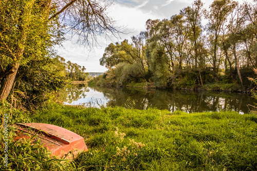 Fluss Raab im Burgenland (A)