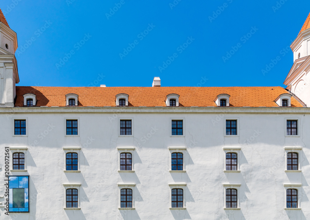 Fototapeta premium Windows of Bratislava castle