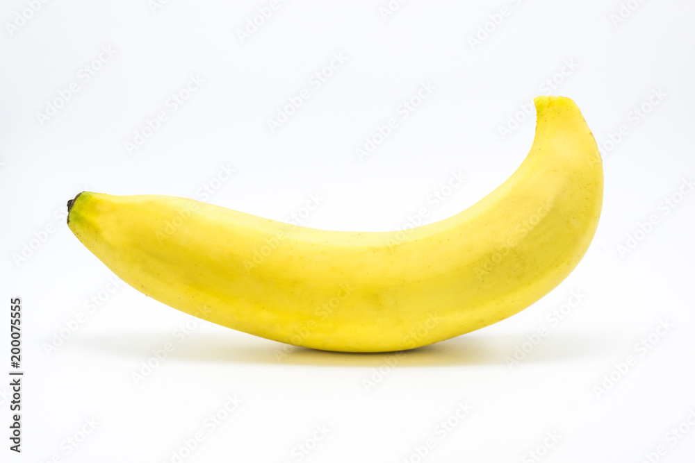 Banana on a white background Banana on a white background