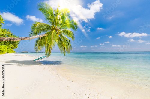 Summer beach vacation concept