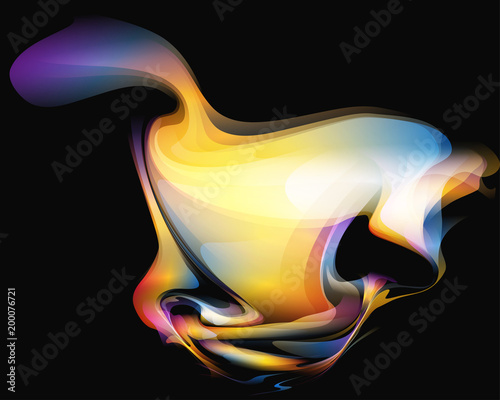 Abstract background composed of simple elements