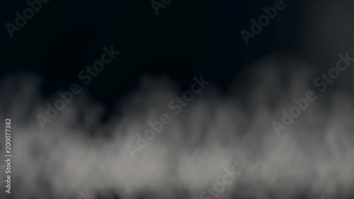 Fog. Looped. Alpha Channel Included.