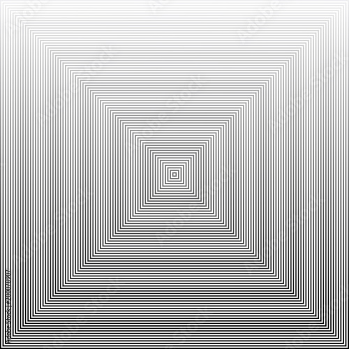 Abstract monochtome geometric background with squares. Vector illustration