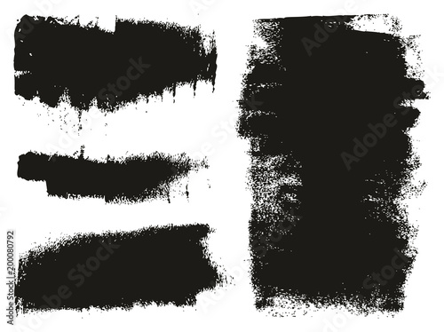 Paint Roller Background High Detail Abstract Vector Background Set 149