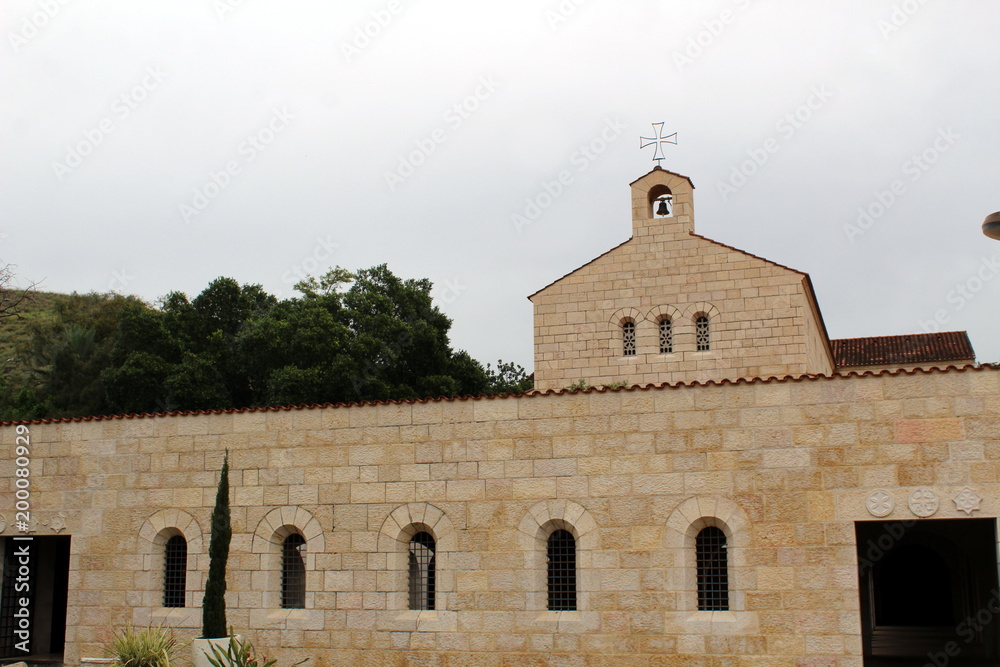 Benedictine monastery and Church of the Multiplication in Tabgha