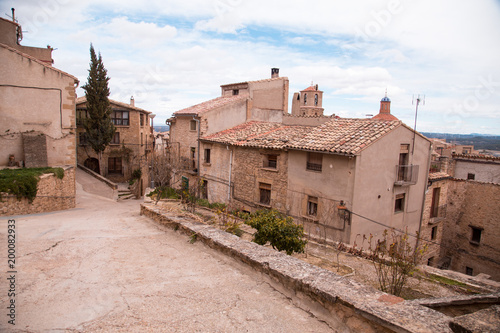 Town of Calaceite in teruel spain