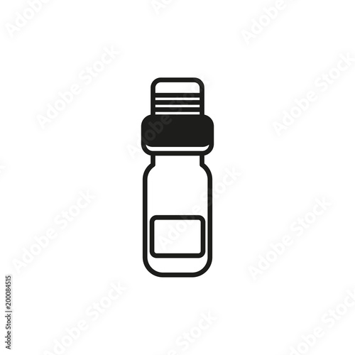 The test tube. Doping control emblem. Tubes for safe storage and transportation of doping samples.