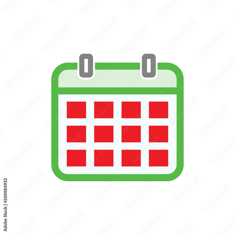 Calendar vector icon Calendar vector icon