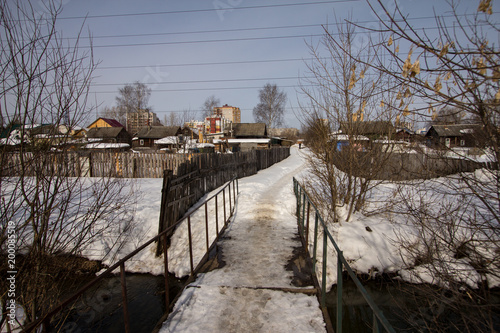 spring warm day in a provincial town © Dmitrii