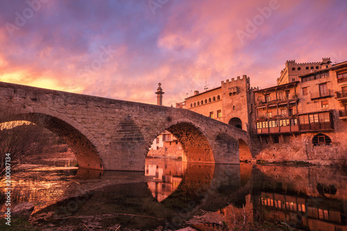Valderrobres is one of the most beautiful towns of teruel Spain photo