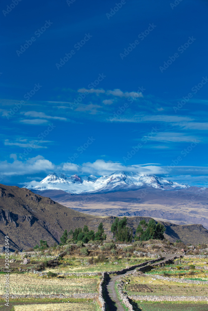 landscape in mountains.  Peru.