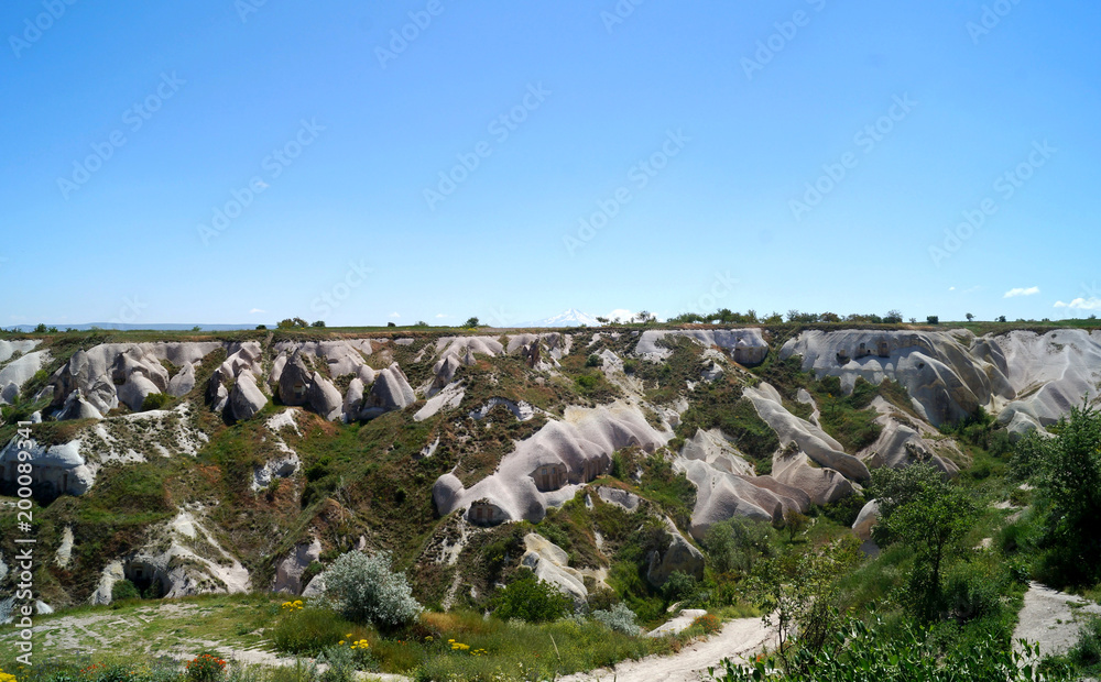 a quaint rock form in the pigeon valley of Cappadocia. Turkey a quaint rock form in the pigeon valley of Cappadocia. Turkey
