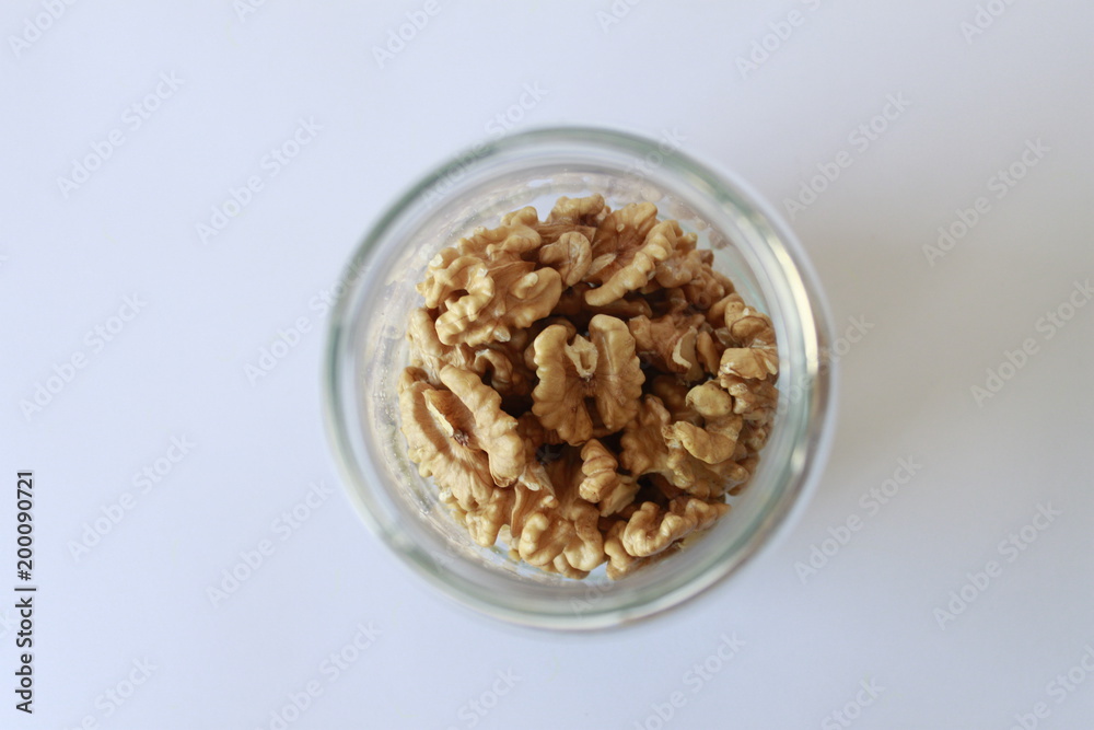 Jar of walnut Jar of walnut
