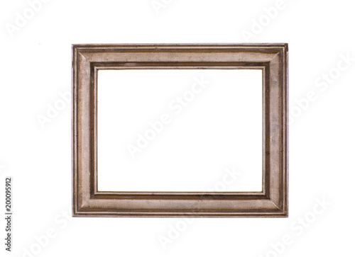 simple wooden rustic old photo frame