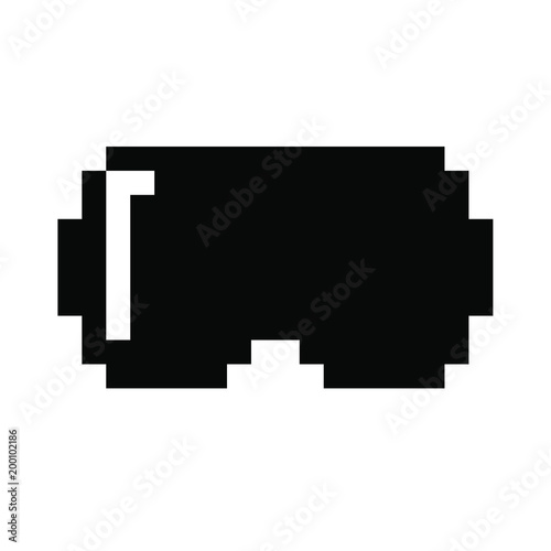 VR glasses pixels