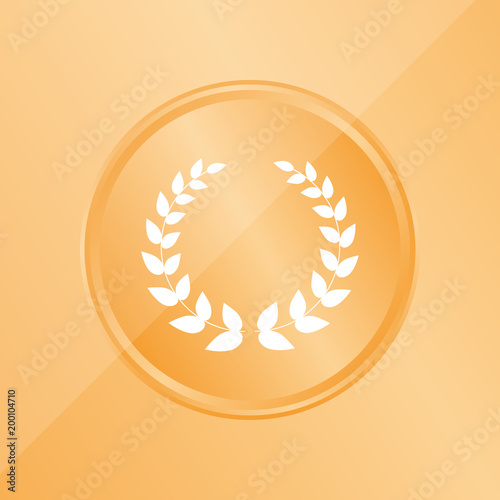 Bronze Medaille - Lorbeerkranz