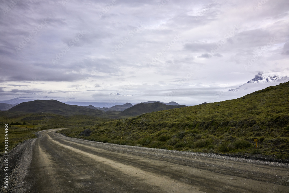 Patagonian Road and Horizon