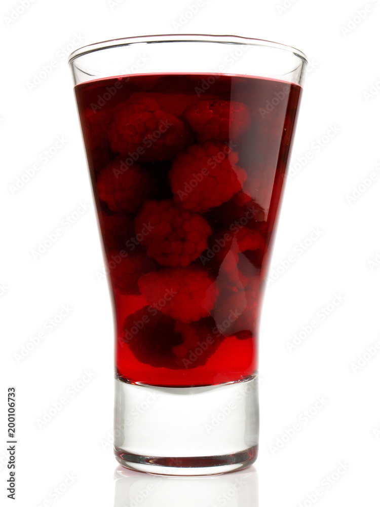 Rote Grütze mit Himbeeren Rote Grütze mit Himbeeren