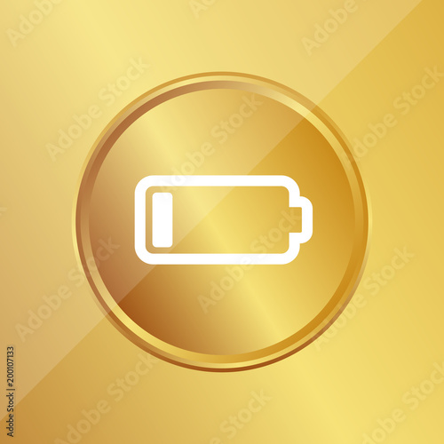 Gold Medaille - Batterie leer