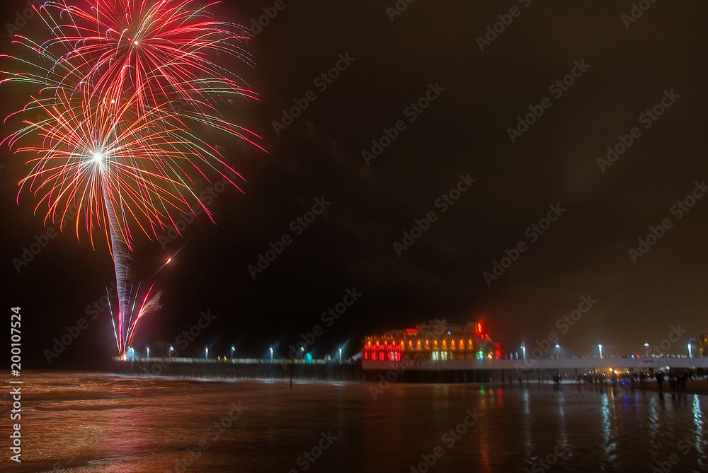 Daytona Beach Fireworks at New Years