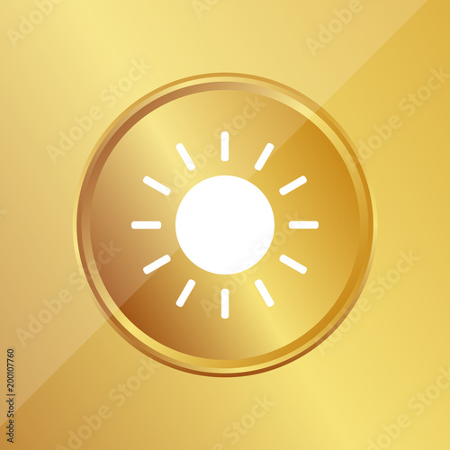 Gold Medaille - Sonne