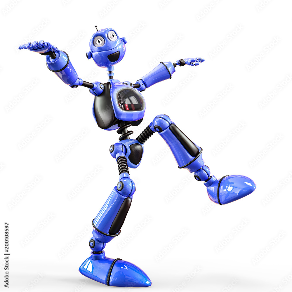 funny and glossy robot cartoon funny and glossy robot cartoon