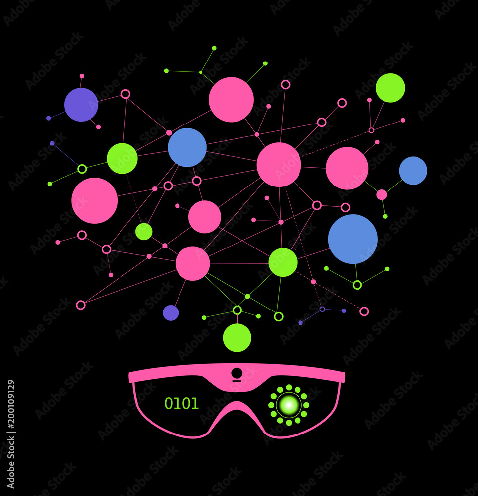 Obraz premium Virtual reality concept.