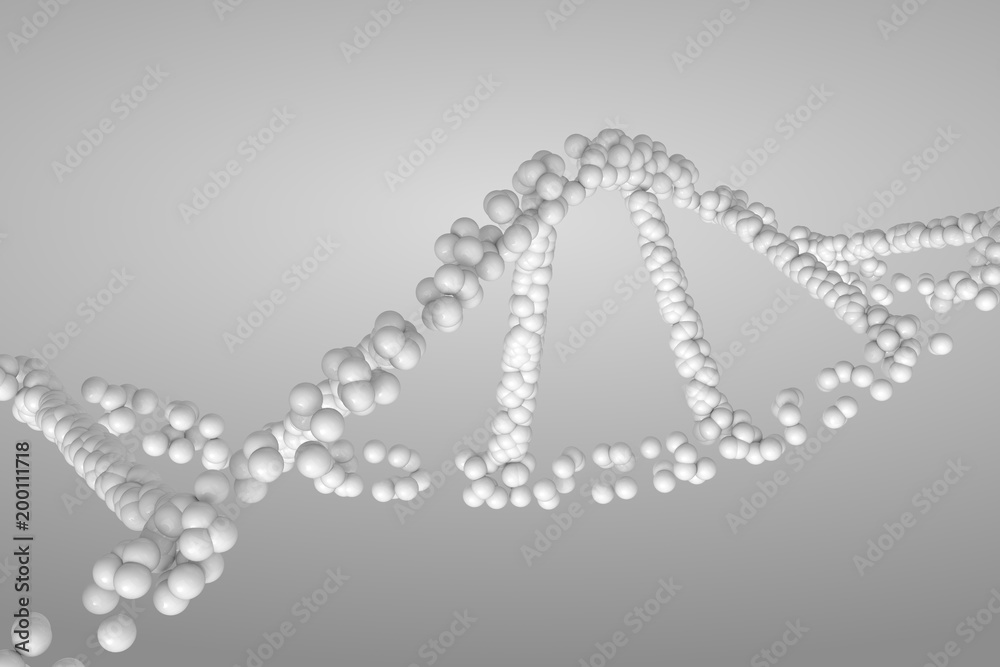 Obraz premium 3d rendering DNA molecule