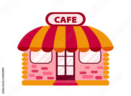 Vector icon cafe